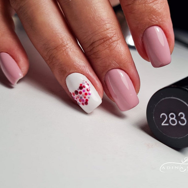 Gel Nail Polish - DN283 - Pastel Pink 7ml-2