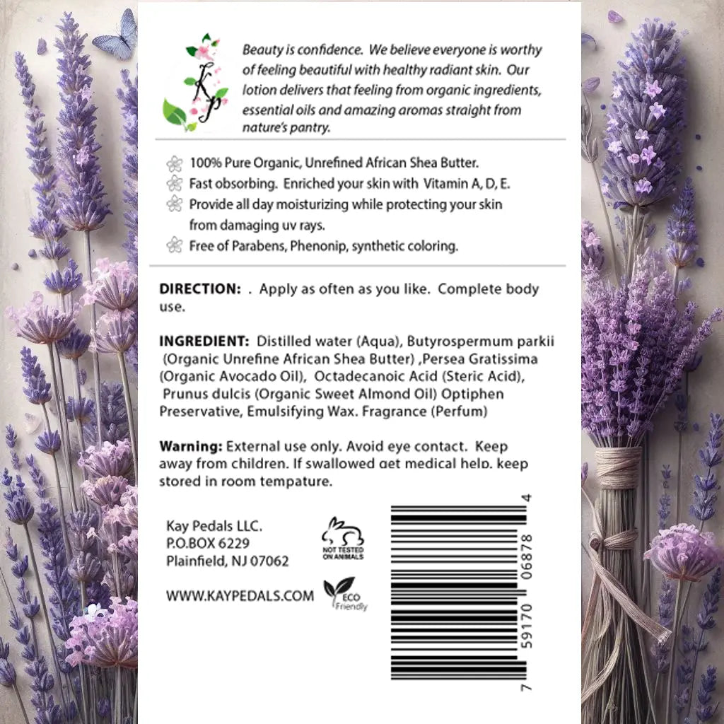 French Lavender Body Lotion | Organic Body Cream |Shea Butter Lotion | Almond Body Lotion | Fragrance Lotion-2