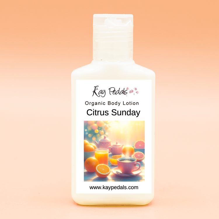 Citrus Sunday Natural Body Lotion Made With Sensitive Skin Fragrance Oil | Organic Unrefined African Shea Butter | Organic Sweet Almond Oil | Organic Avocado Oil-4