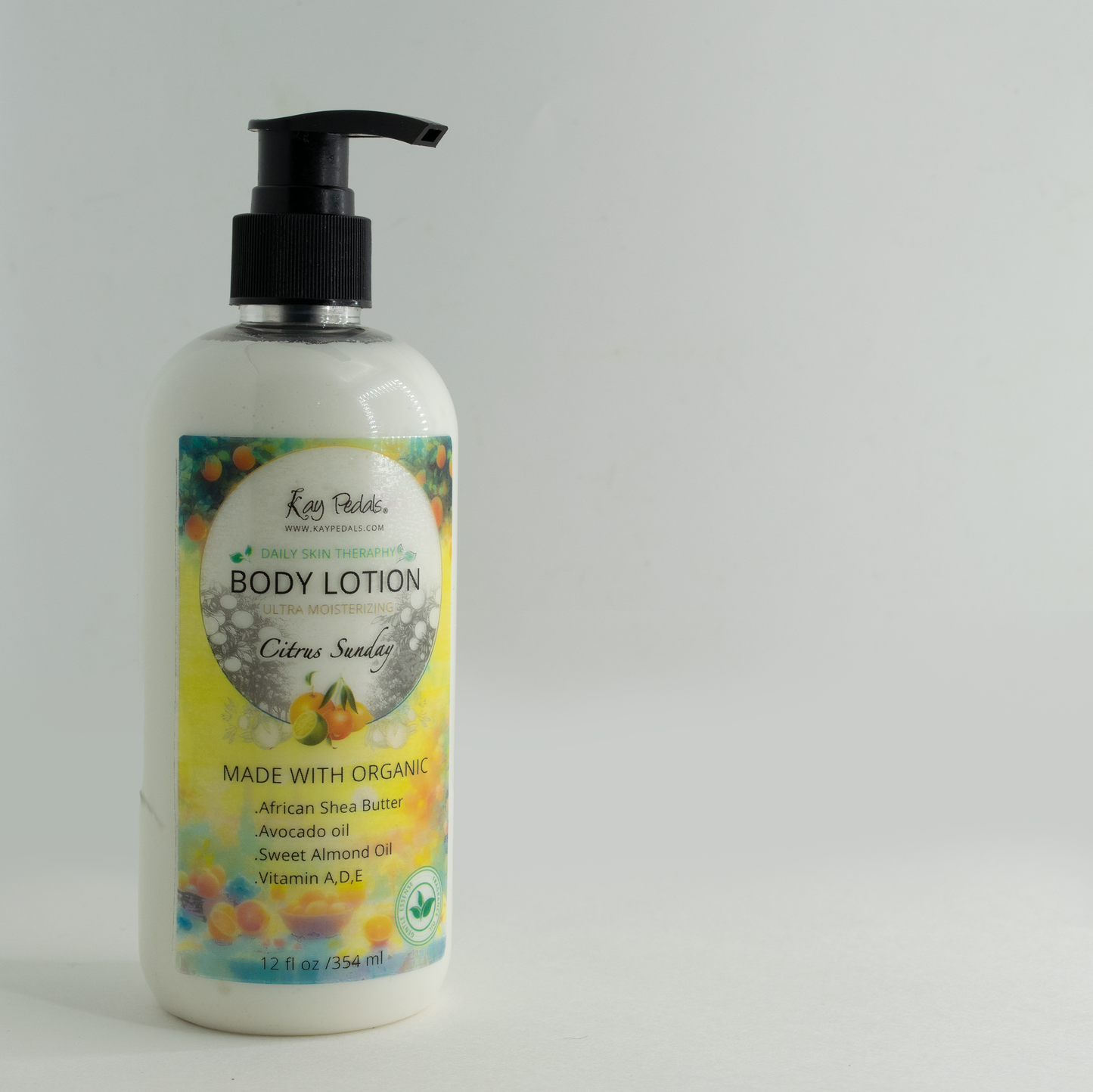 Citrus Sunday Natural Body Lotion Made With Sensitive Skin Fragrance Oil | Organic Unrefined African Shea Butter | Organic Sweet Almond Oil | Organic Avocado Oil-1