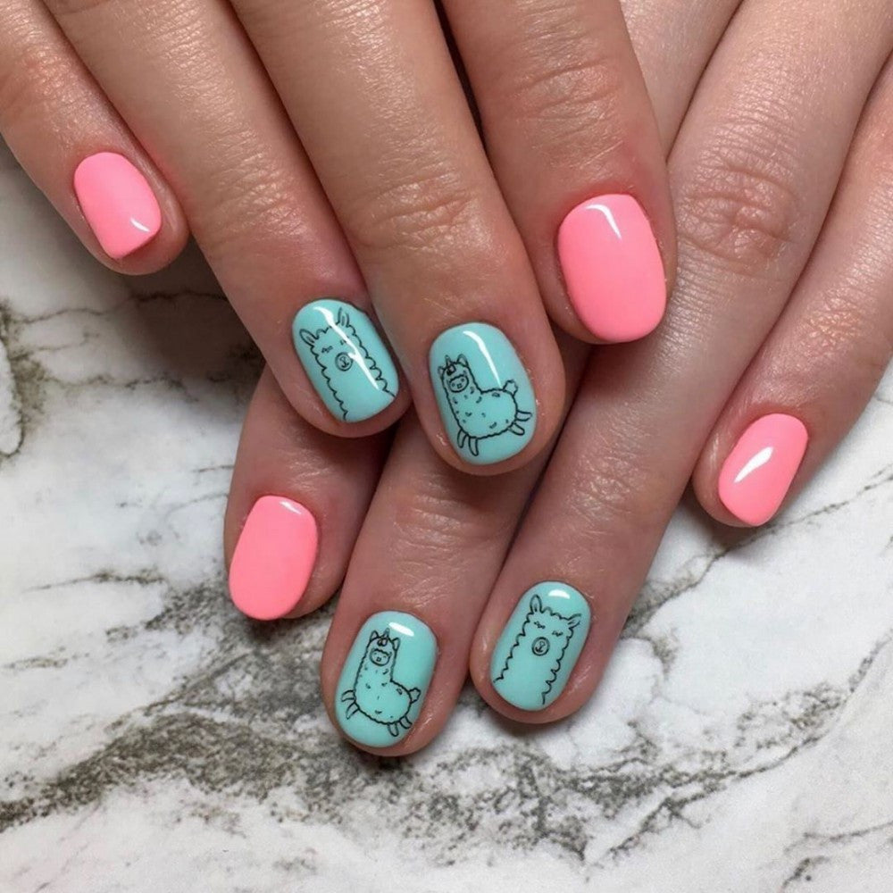 Gel Nail Polish 4ml - DN235 - Candy Blue - Gel Polish-6