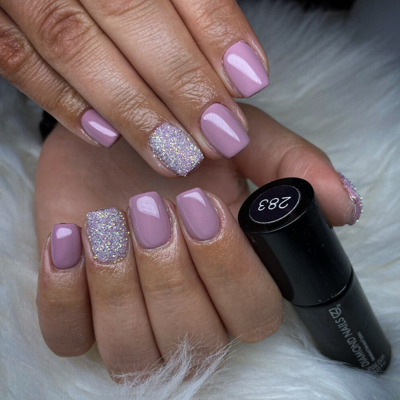 Gel Nail Polish - DN283 - Pastel Pink 7ml-4