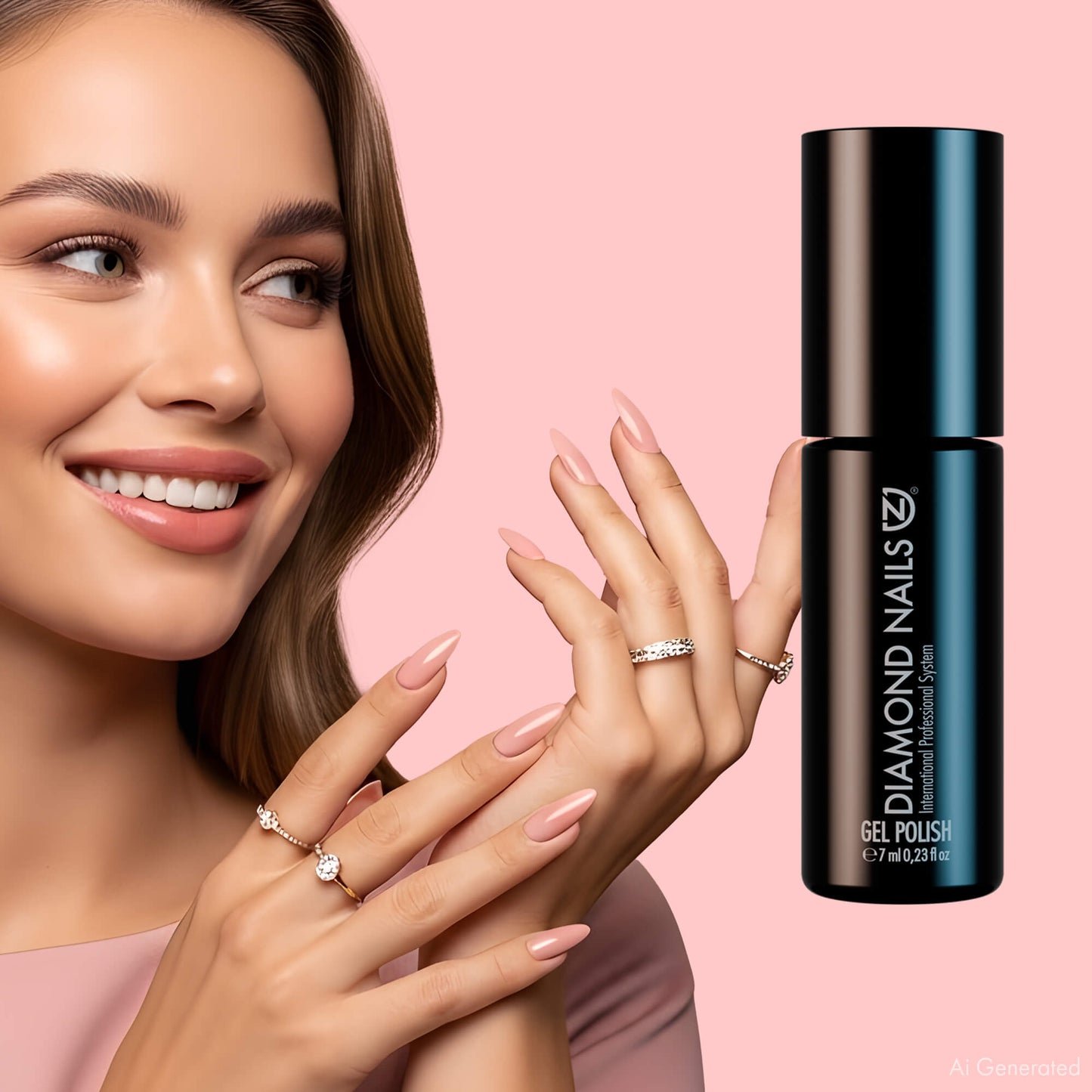 Gel Polish DN320 - Blushing Nude 7ml-1
