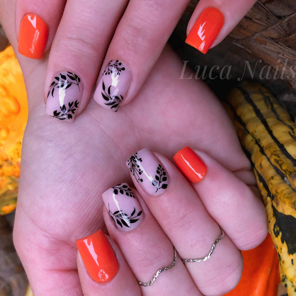 Gel Nail Polish - DN018 - Orange 7ml-4