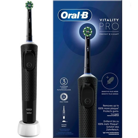 Oral-B Vitality Pro Dorosły Obrotowo-pulsacyjna szczoteczka do zębów Czarny (10PO010384)-0
