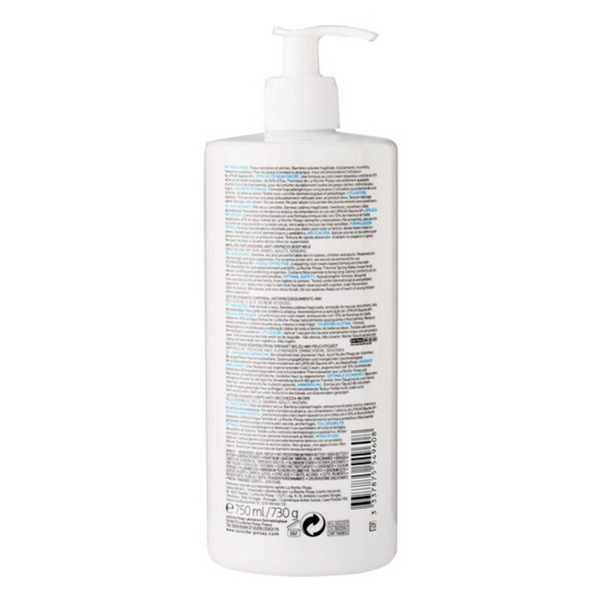 Moisturing Body Milk Lipikar La Roche Posay (750 ml)-1