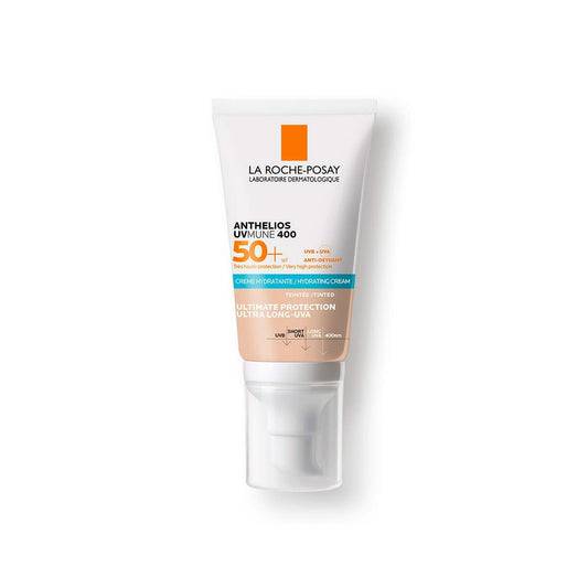 Sun Protection with Colour La Roche Posay Anthelios Uvmune 50 ml White Spf 50 Cream Hydrating Cream with Colour-0
