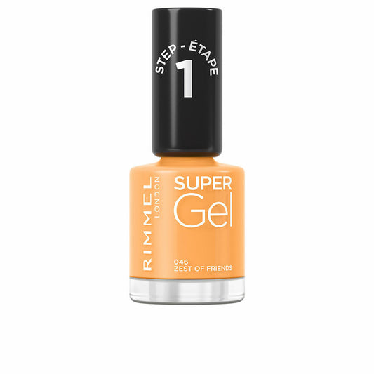 nail polish Rimmel London Super Gel Nº 046 Zest of friends 12 ml-0