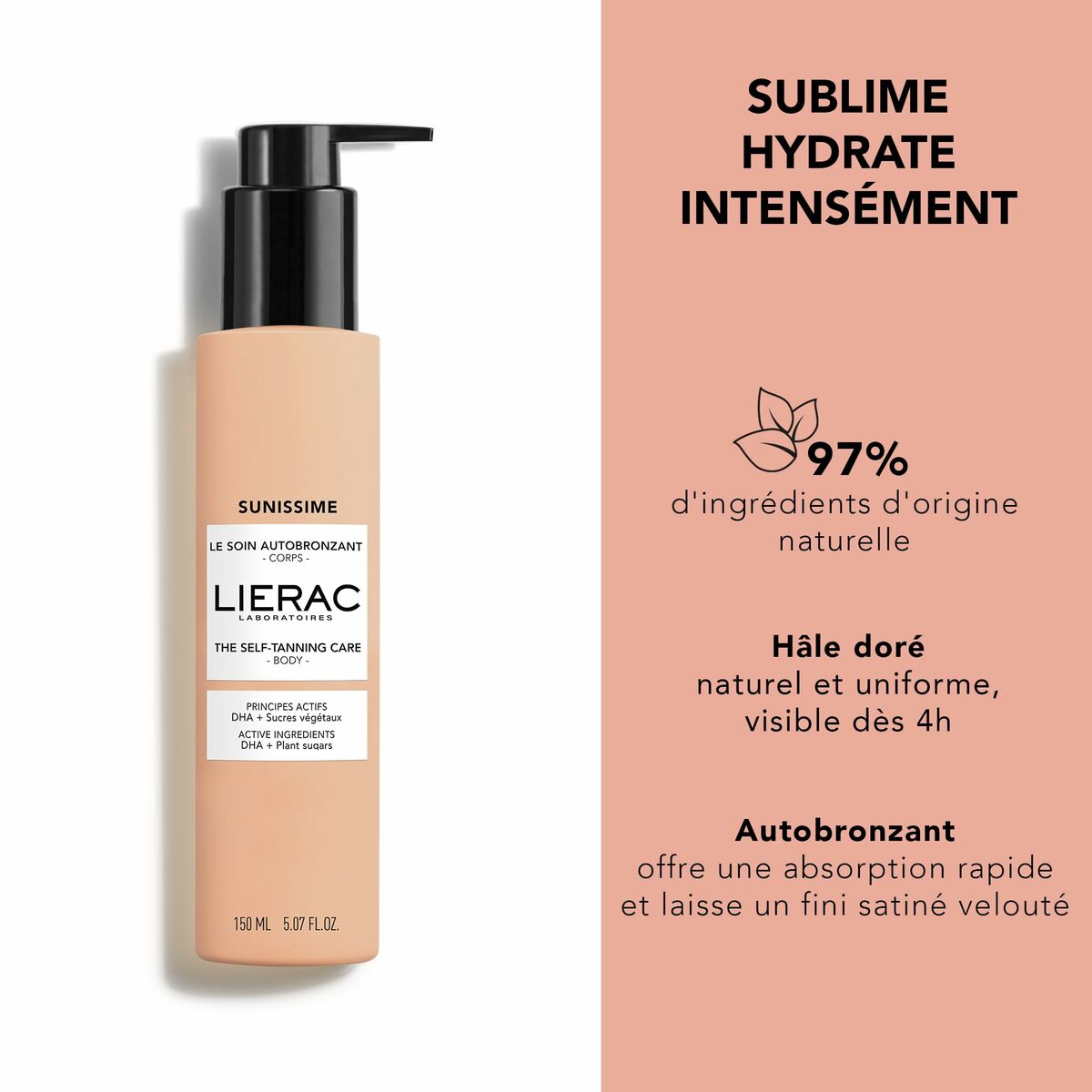 Self-Tanning Body Lotion Lierac SUNISSIME 150 ml-5