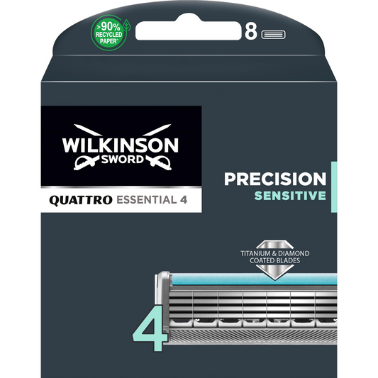WILKINSON Quattro Essential Precision Sensitive borotvabetét 8 db (4027800509904)-0
