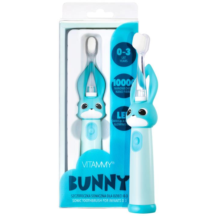 SONICKÁ KEFKA PRE DETI VITAMMY BUNNY LED (5901793647937)-0