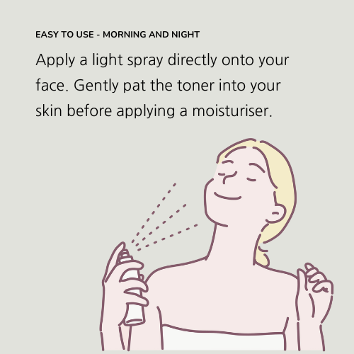 Pure Organic Face Toner 50mL Amber Glass Bottle-4