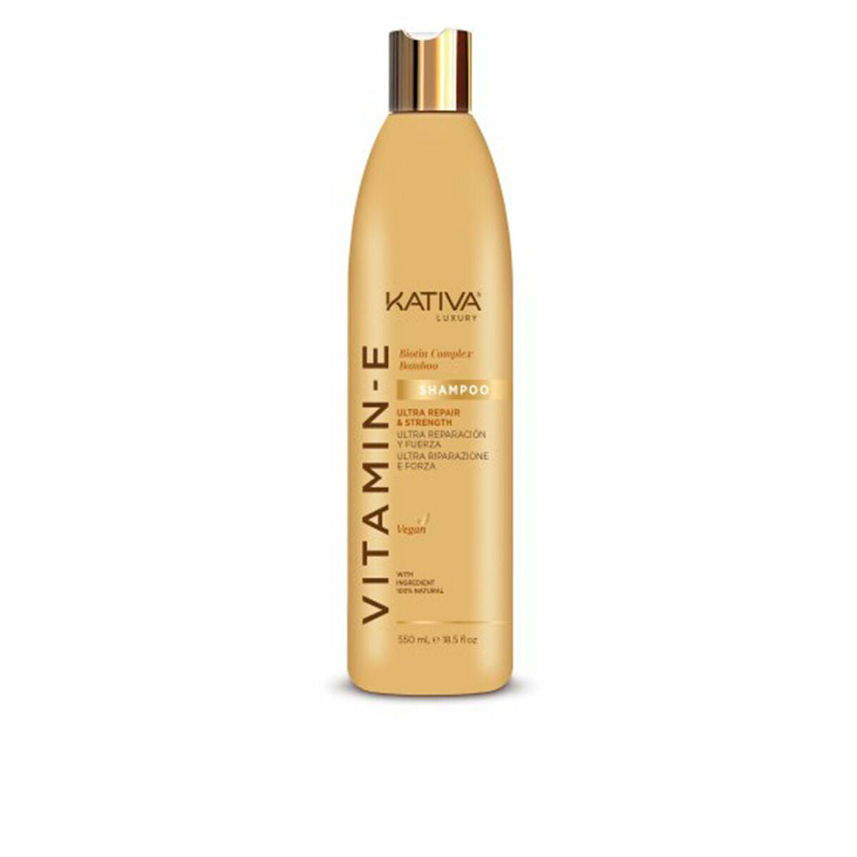 Shampoo Kativa Biotina & Bamboo Vitamin E (550 ml)-0