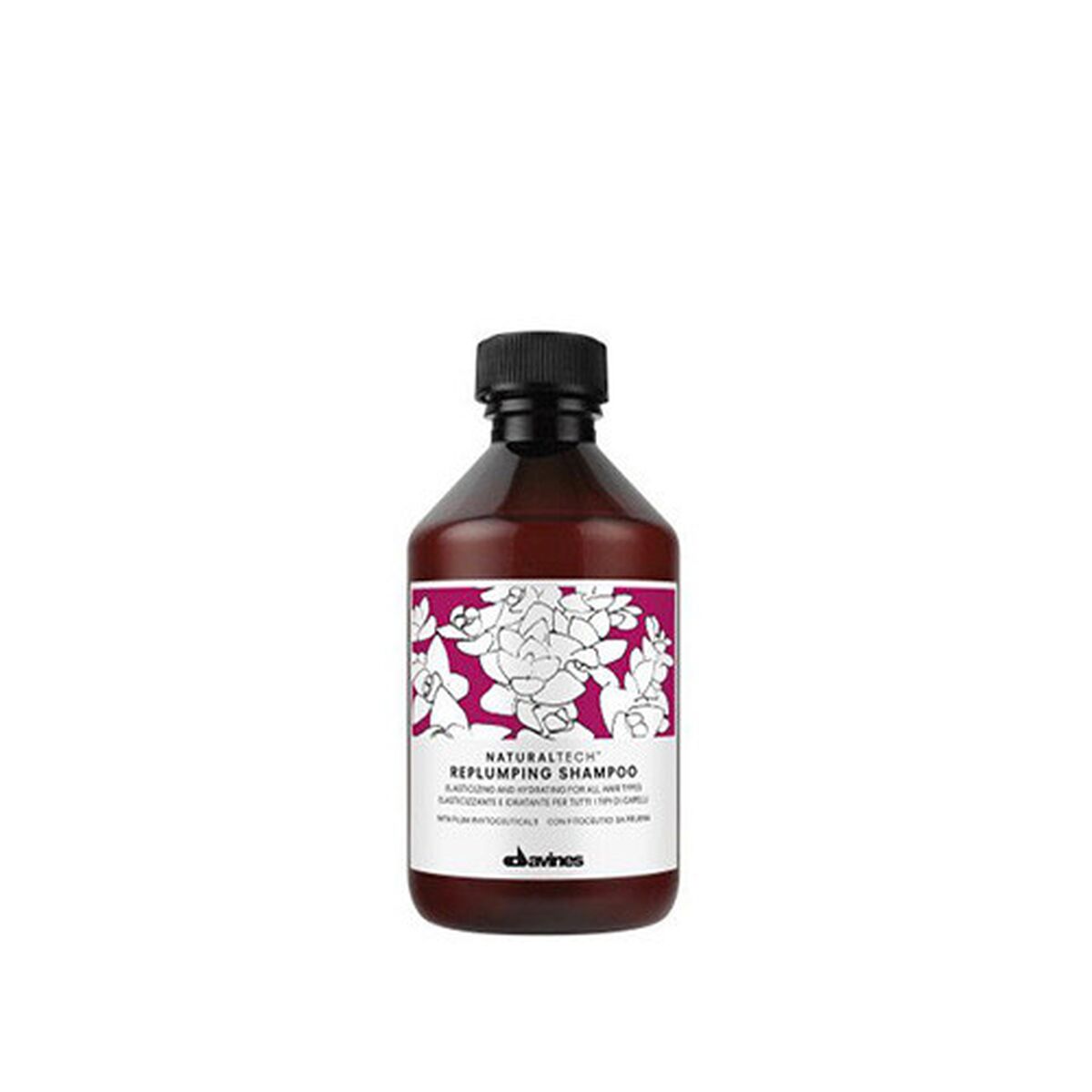 Moisturizing Shampoo Davines Replumping 100 ml-2