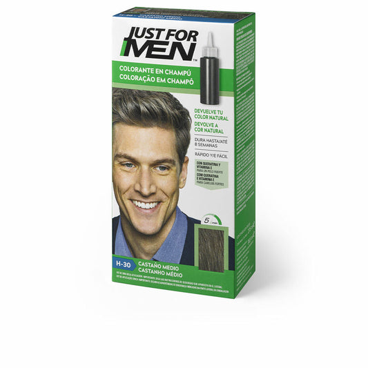 Shampoo Dye Just For Men Colorante Medium Chestnut 30 ml-0