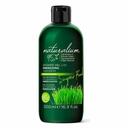 Shower Gel Super Food Wheatgrass Energizing Naturalium (500 ml)-0