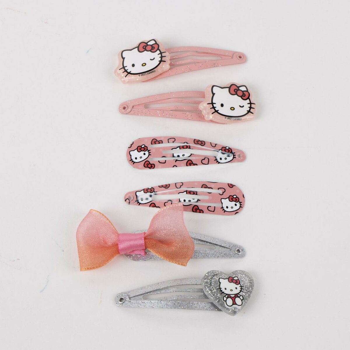 Hair Clips Hello Kitty Pink-4