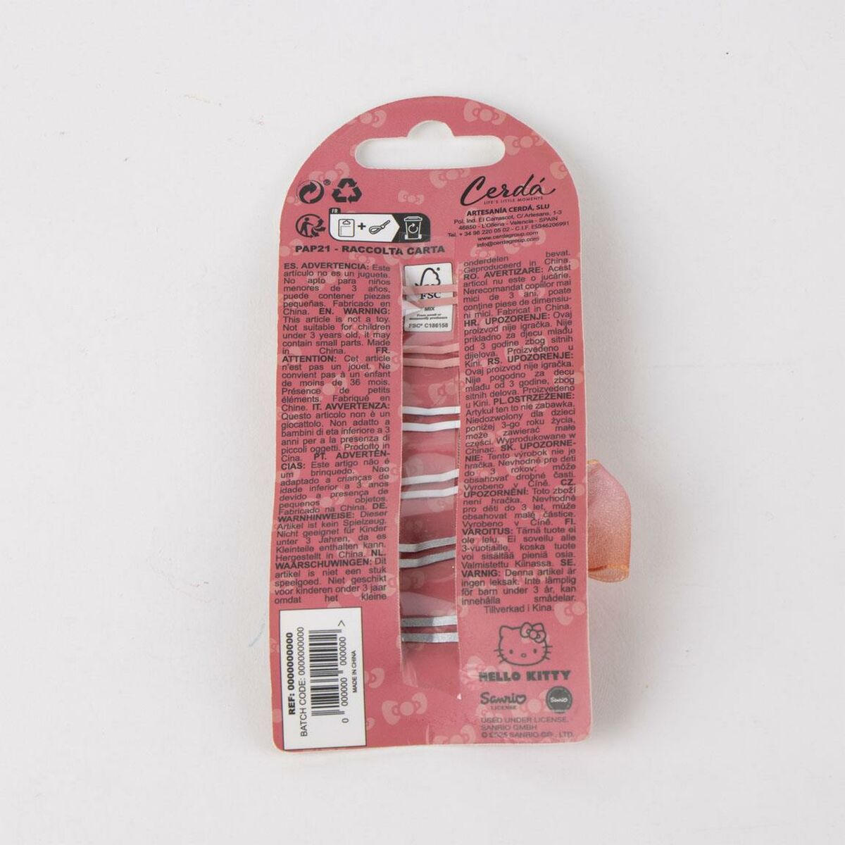 Hair Clips Hello Kitty Pink-3