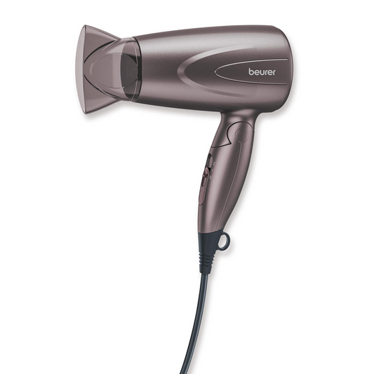 Сешоар за пътуване Beurer HC17, 1600 W, 2 скорости, сгъваема дръжка, черен/бронз (10072)-0