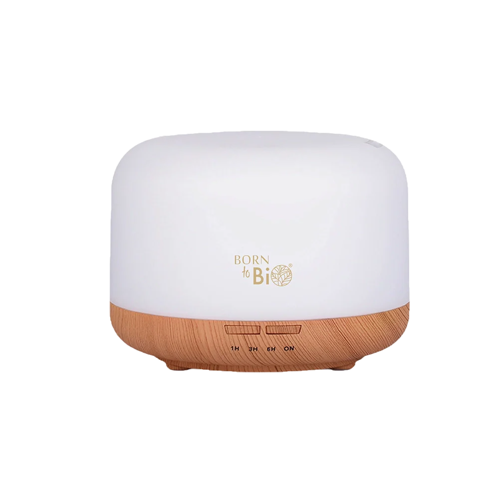 White diffuser with light wood base-0