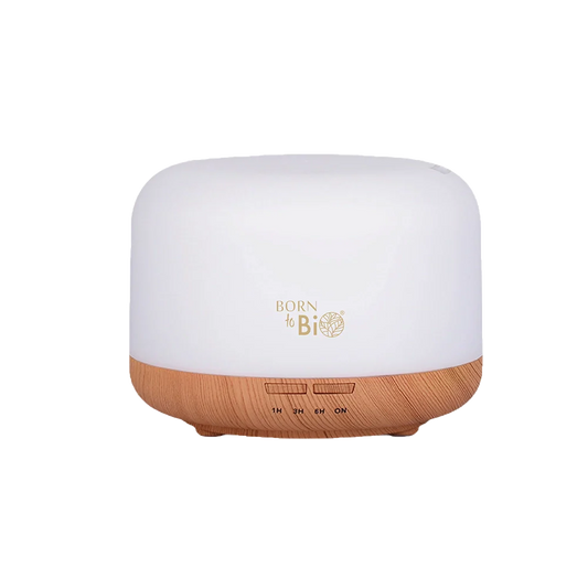 White diffuser with light wood base-0