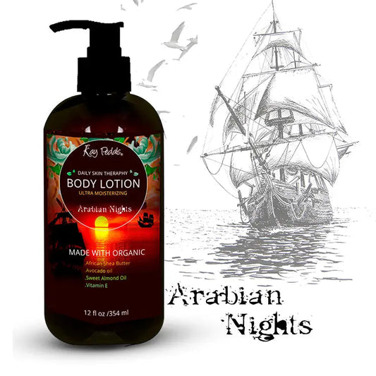 Arabian Nights Body Lotion | Organic Body Cream | Shea Butter Lotion |  Almond Body Lotion | Fragrance Lotion-0