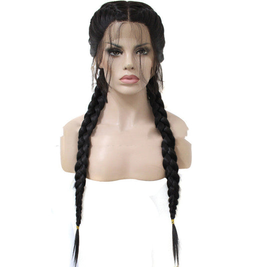 Black Front Lace Wig-0