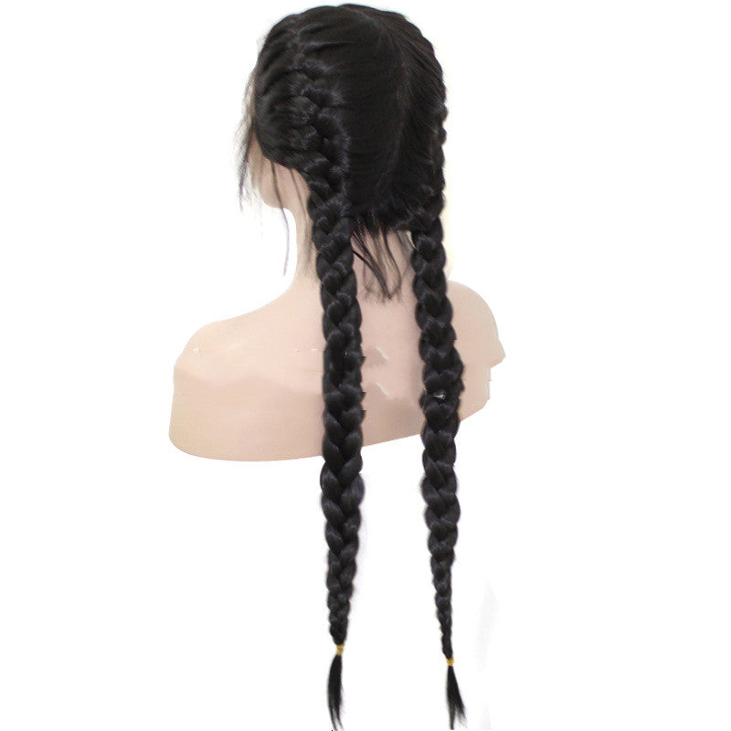 Black Front Lace Wig-1