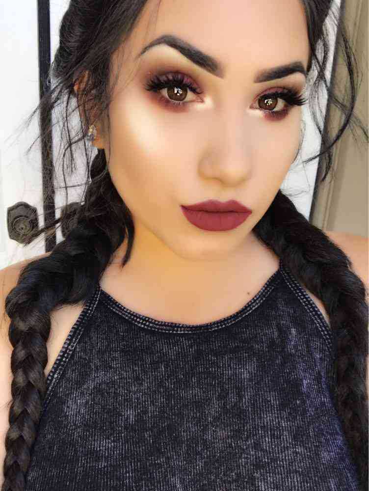 Black Front Lace Wig-2
