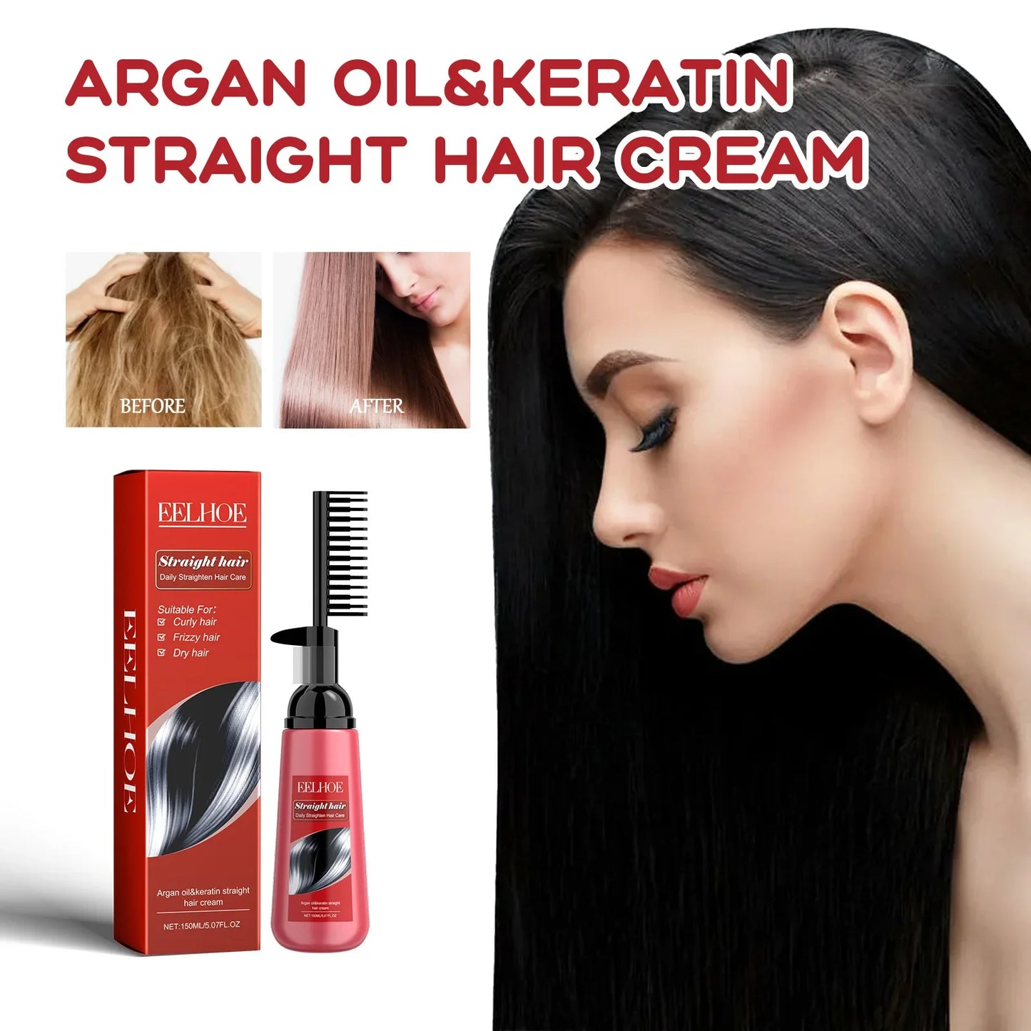 EELHOE Argan Hair Repair Cream-1