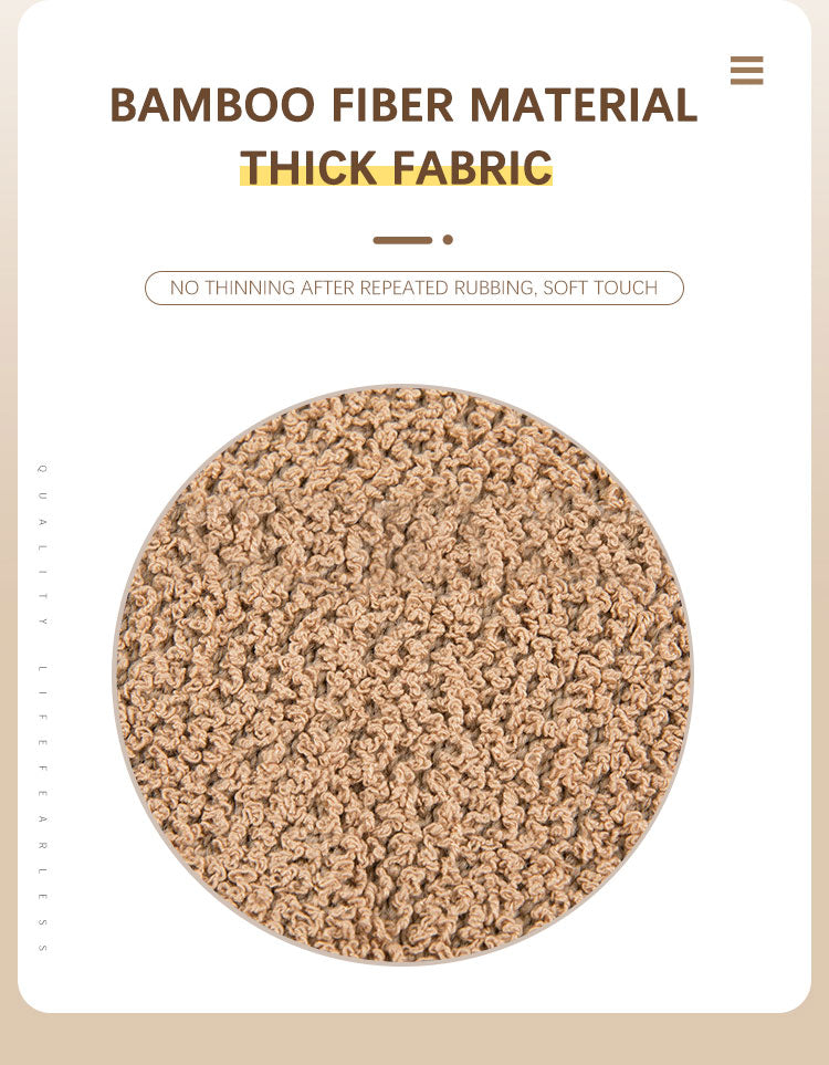 Bamboo Fiber Exfoliating Scrub Fine Anti-Skid Soft Feel Eco-Friendly Cleaning Skin Bath Gloves Exfoliating-1