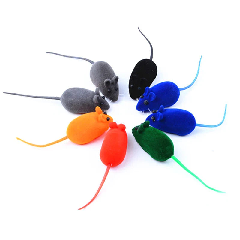 Interactive Plush Mouse Toy-3