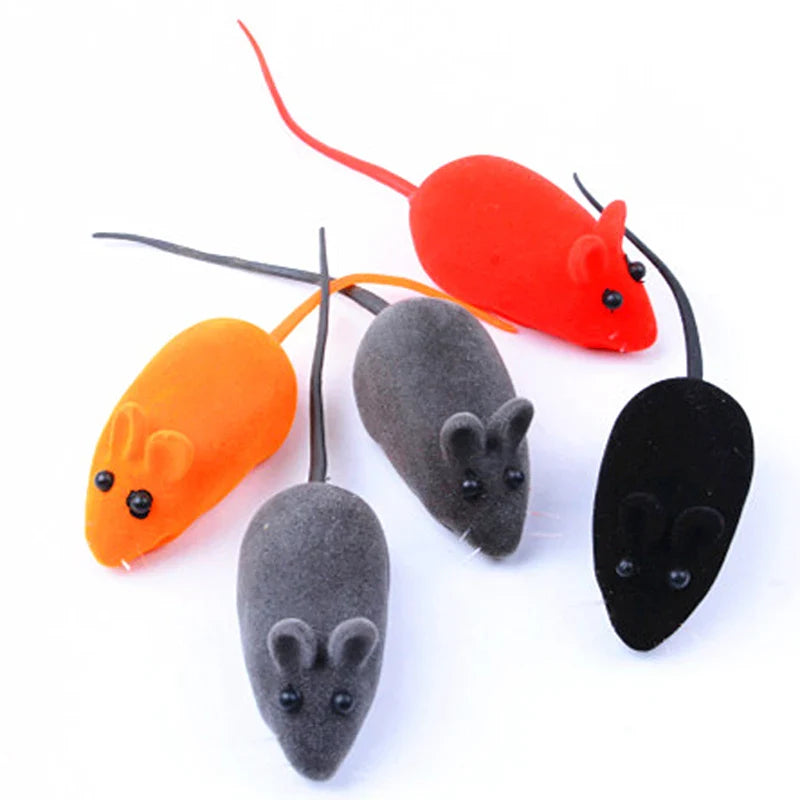 Interactive Plush Mouse Toy-4