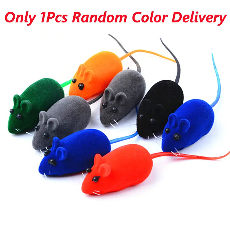 Interactive Plush Mouse Toy-5