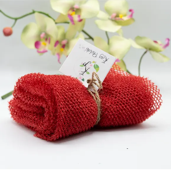 Kay Pedals  Mesh Sponge Exfoliating Back Scrub Long Shower Net Sponge-7