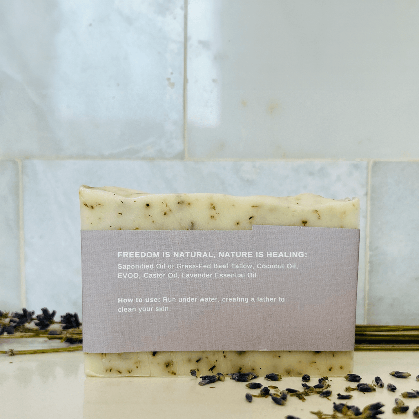 Lavender Tallow Soap Bar-1