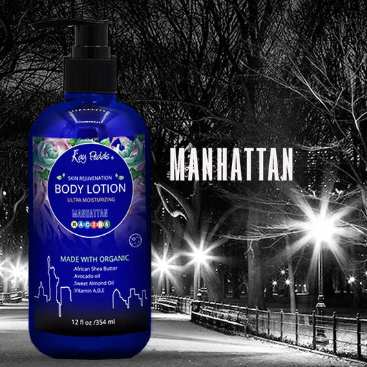 Manhattan Body Lotion | Organic Body Cream | Shea Butter Lotion |  Almond Body Lotion | Fragrance Lotion-0