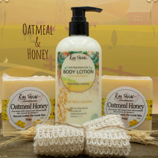 Oatmeal & Honey Natural Crafted Best Skincare Bundle Gift set-0