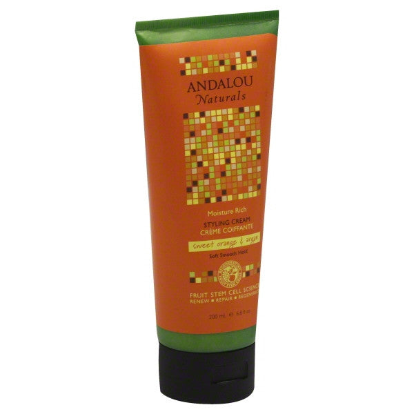 Andalou Naturals Moisture Rich Sweet Orange & Argan Styling Cream (1x6.8 Oz)-0