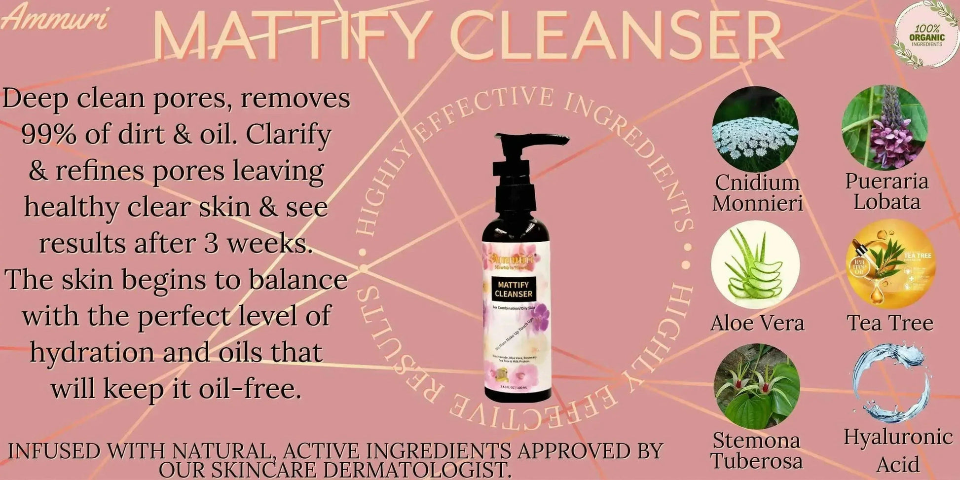 Ammuri Mattify Cleanser for Oily Skin - 100ml-2