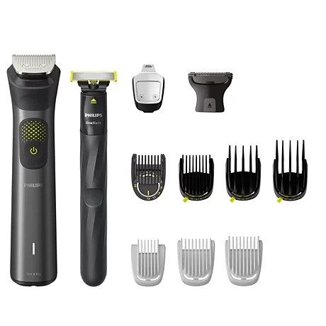 Тример Philips Series 9000 MG9540/15, 13 в 1, 0.5 - 20 mm, до 120 минути време на работа, сив (MG9540/15)-0
