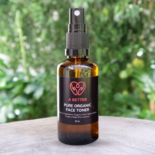Pure Organic Face Toner 50mL Amber Glass Bottle-0