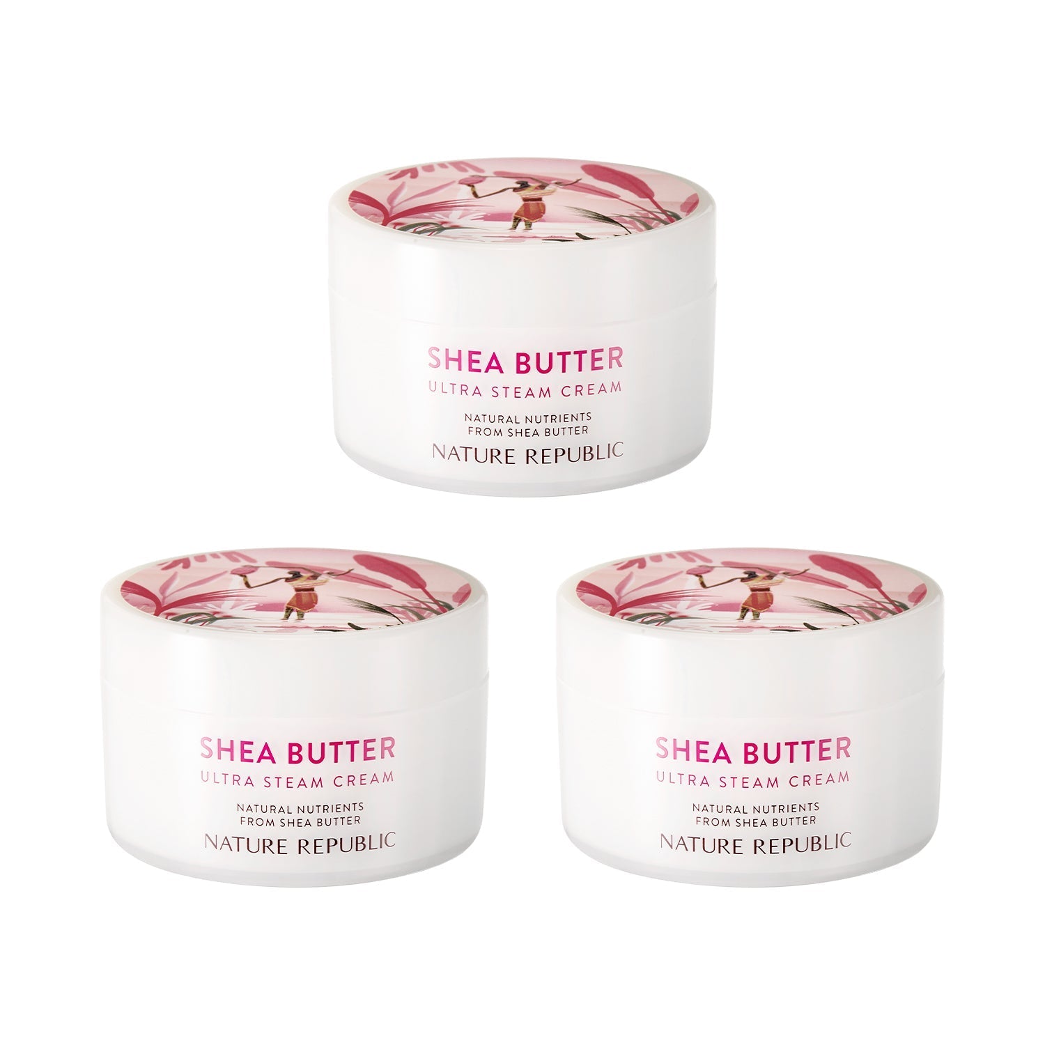 Shea Butter Steam Cream Ultra Triple Value Set (Dry Skin)-0