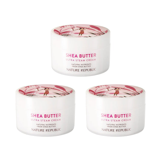 Shea Butter Steam Cream Ultra Triple Value Set (Dry Skin)-0