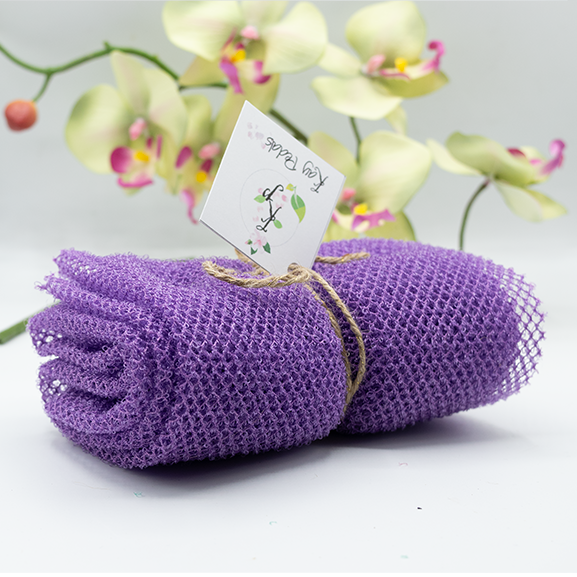 Kay Pedals  Mesh Sponge Exfoliating Back Scrub Long Shower Net Sponge-8