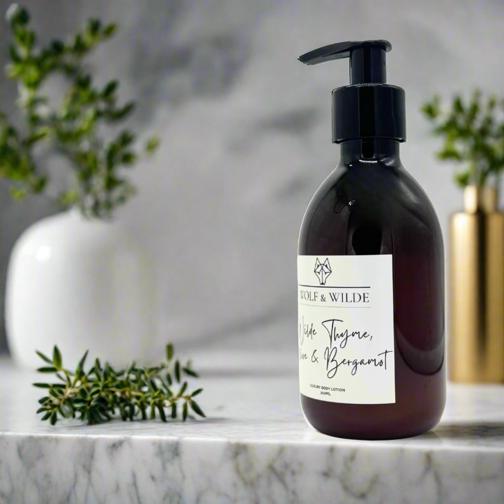 Wilde Thyme, Olive & Bergamot Luxury Body Lotion 250ML-1